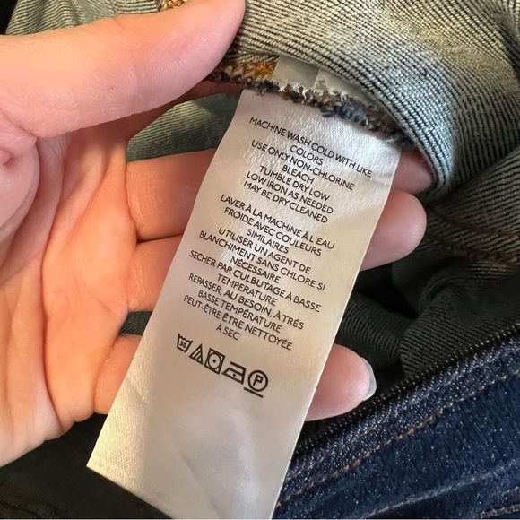 Anthropoligie Pilcro Nyhavn Mid-Rise Cropped Jeans 28 - Picture 9 of 13